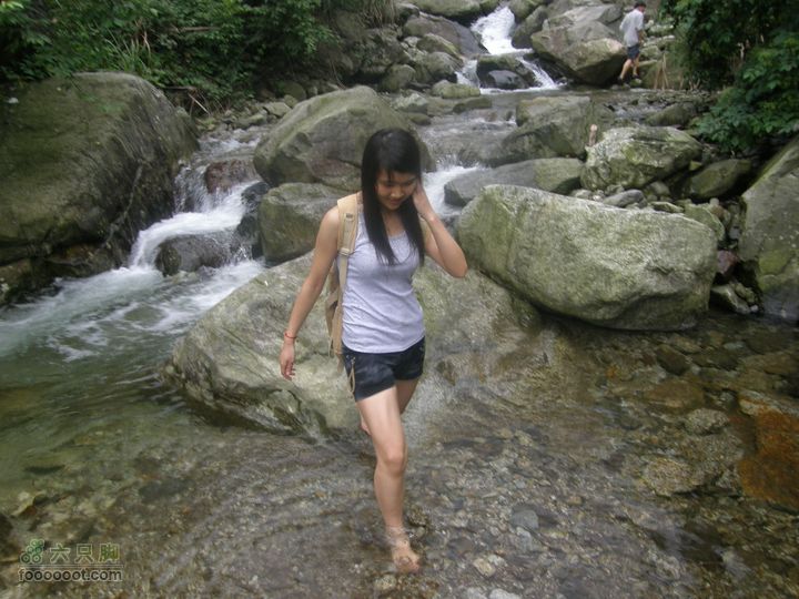 登山上水口，溯溪明月山P6123381