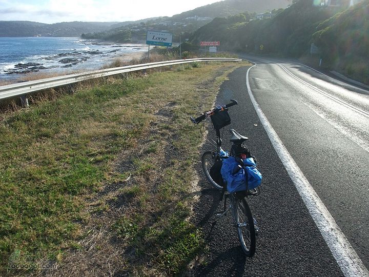 骑行大洋路 - 1 终于到达罗恩（Arrived in Lorne）