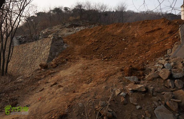 140309 再走西北旺 八大处3838 上山口，不久就堵上了
