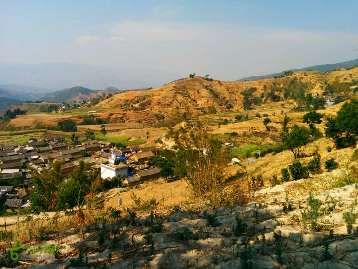 云县长坡岭老街子至爱华小平掌基站新建路由全景