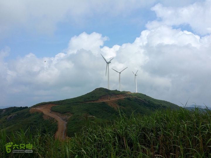 20150815东白山最经典环线东白山的大风车